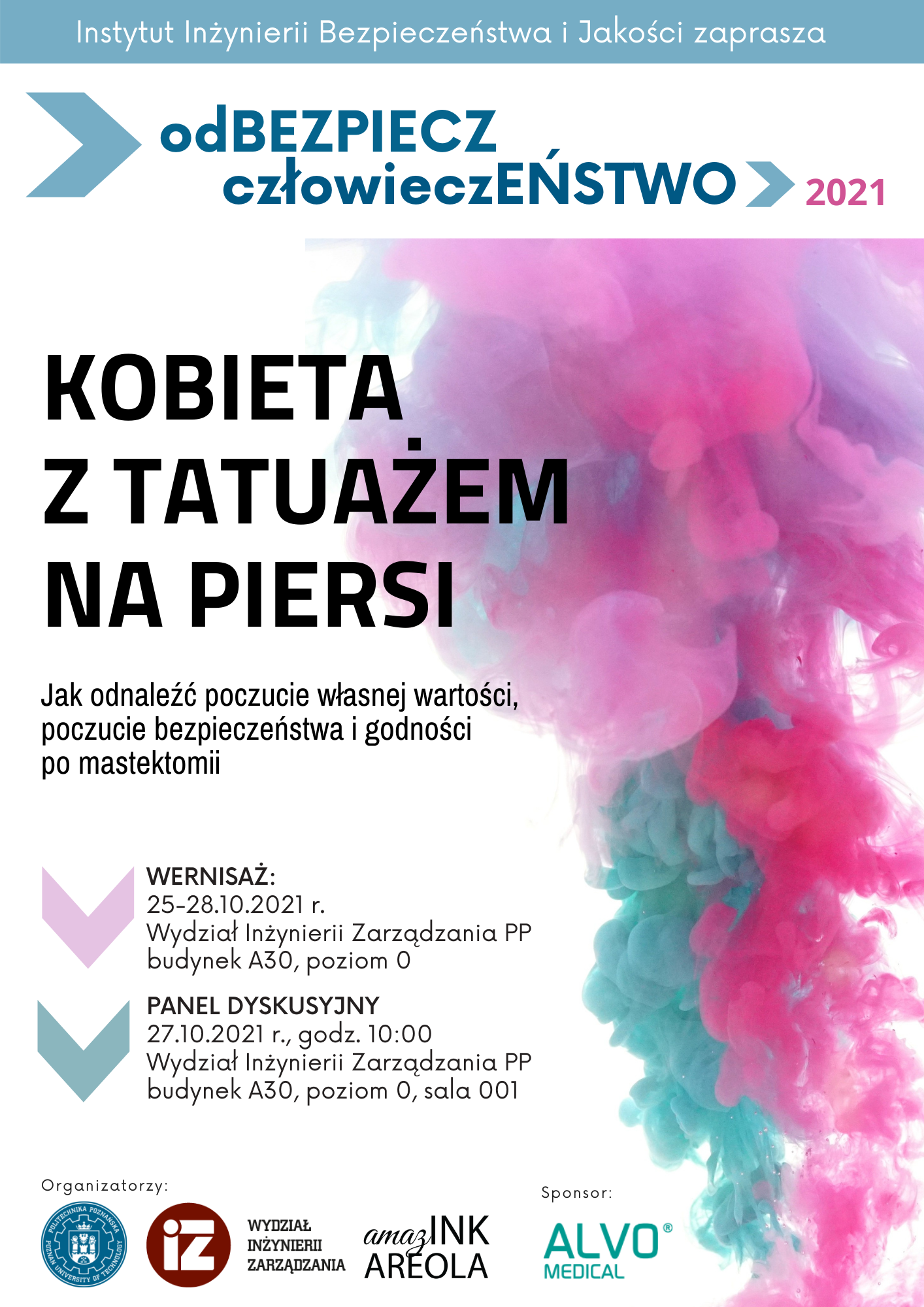 Plakat zapowiadający wydarzenie "Odbezpiecz człowieczeństwo"