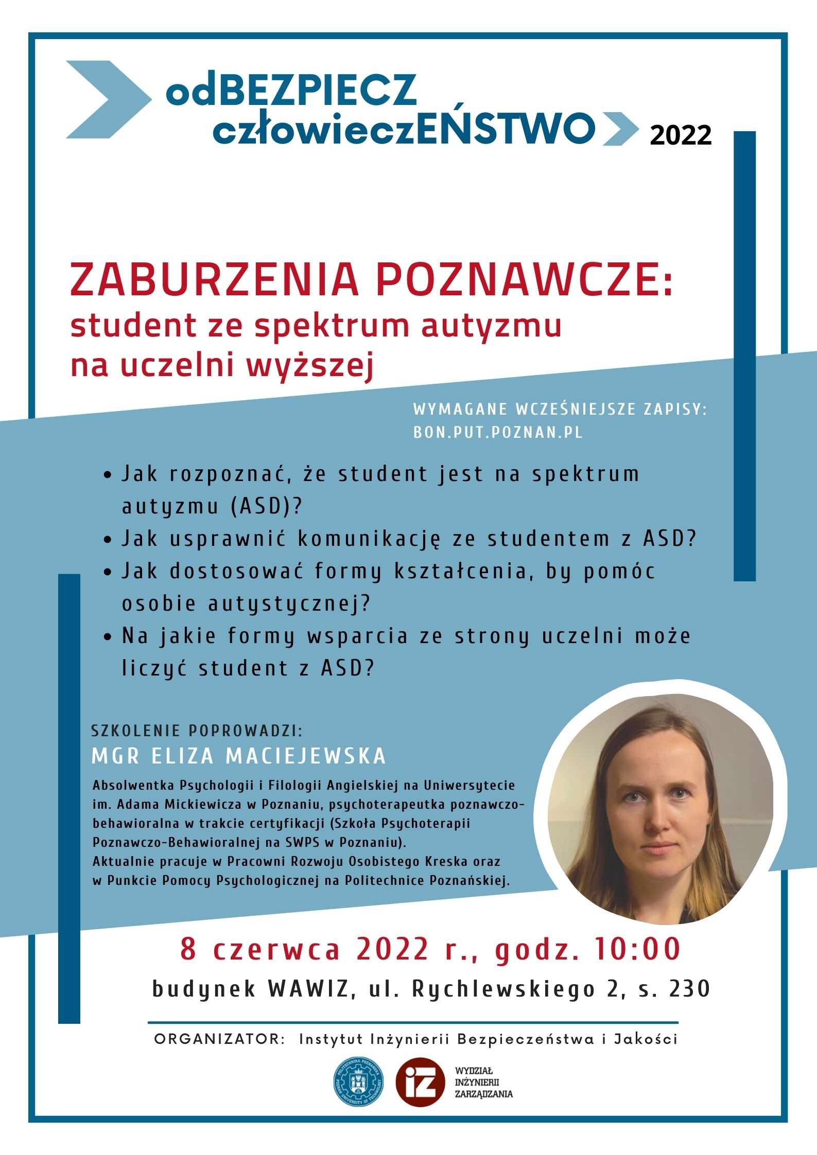 PP WIZ Zaburzenia poznawcze_plakat