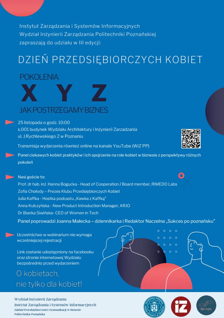 Plakat dzie przedsiębiorczych kobiet