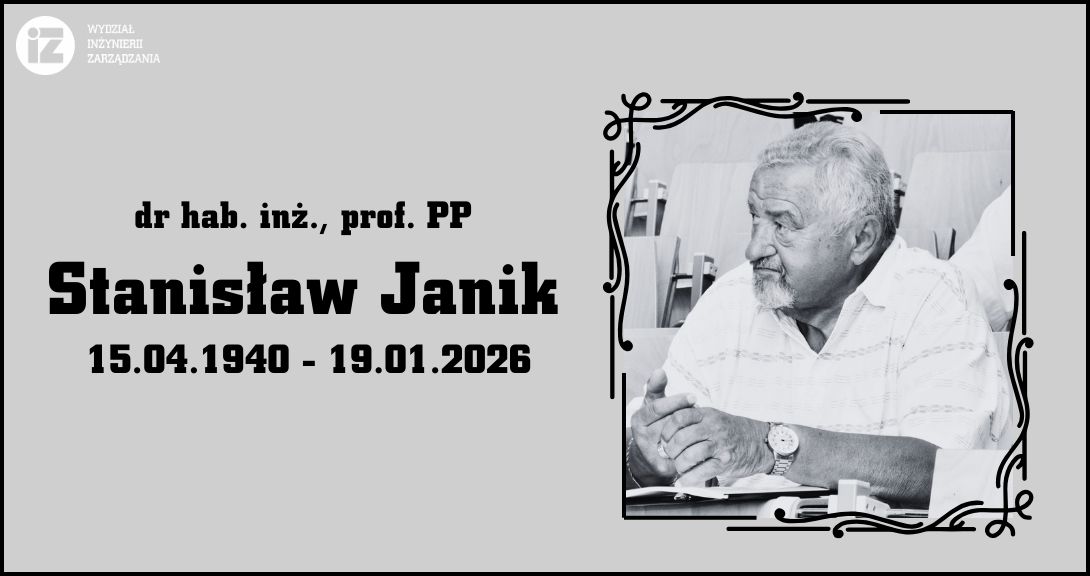 dr hab. inż. Stanisław Janik, prof. PP - klepsydra
