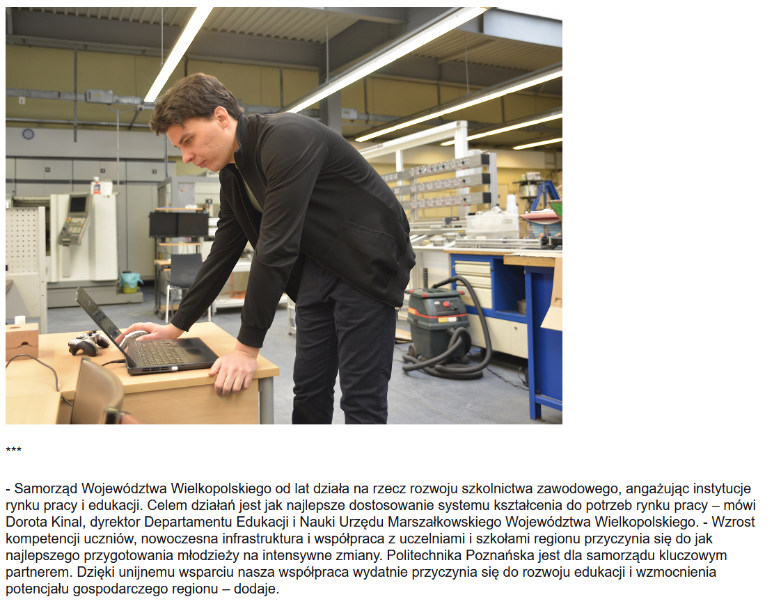 artykuł "Najlepszy czas dla zawodowców" - cz. 2