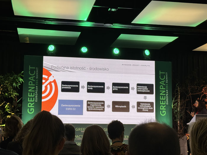 Zdjęcie wykonane podczas Kongresu GREENPACT European ESG Summit