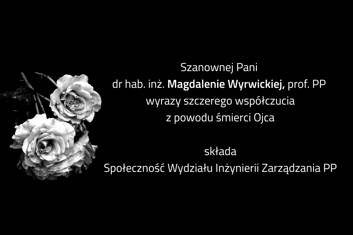 kondolencje dla prof. Wyrwickiej