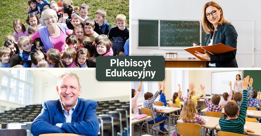 Plakat plebiscytu edukacyjnego