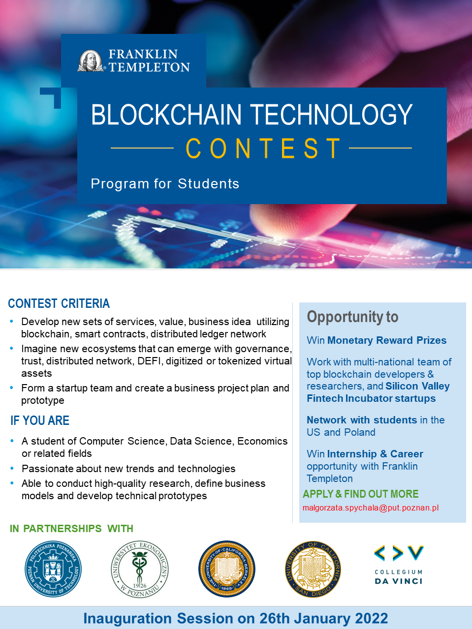 Blockchain  poster