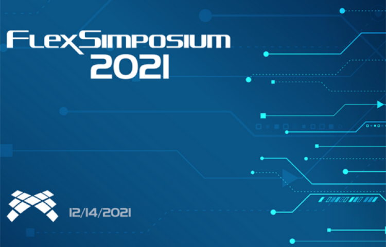 Plakat promujący wydarzenie FlexSimposium 2021 