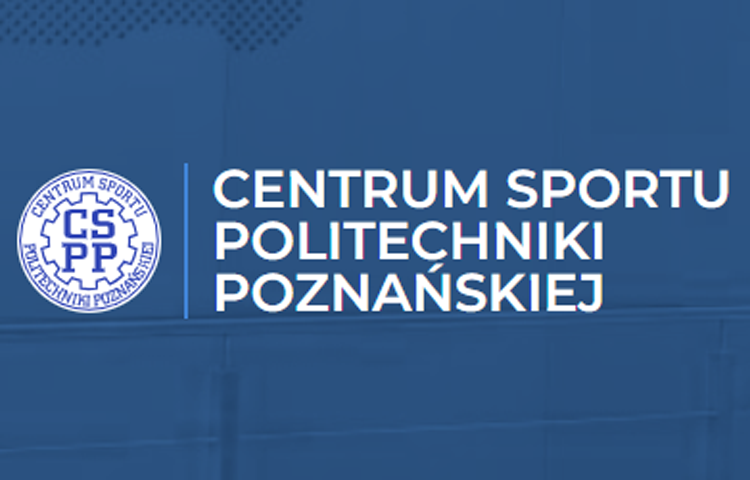 Logo i opis "Centrum sportu politechniki poznańskiej"