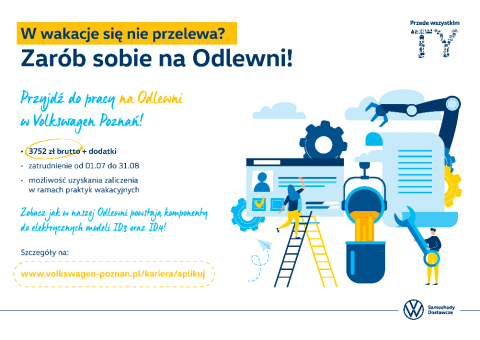 Plakat z ofertą zatrudnienia