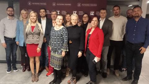 Meeting participants from the left:‪Dario Šebalj‬‬, Jelena Franjković, Rebeka Kovačič Lukman, Michał Adamczak, Piotr Cyplik, Katarzyna Siemieniak, Katarzyna Ragin-Skorecka, Katarzyna Grzybowska, Adrianna Toboła, Mateja Forte, Marinko Maslaric, Dejan Mircetic, Hubert Wojciechowski, Davor Dujak.‬‬‬