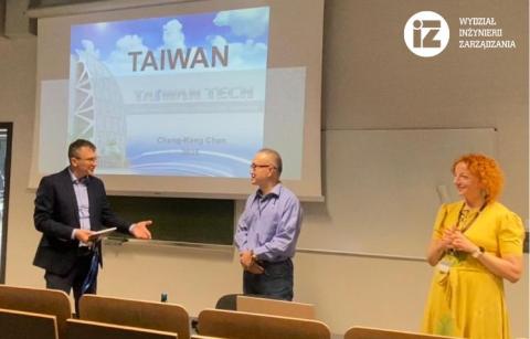 prof. Chen, Dziekan prof. Butlewski, Prodziekan dr inż. Olesków-Szłapka