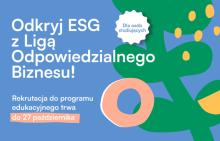 Plakat promujący program dla studentów i studentek
