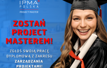 Plakat promujący jubileuszową 20 edycję konkursu na najlepszą pracę licencjacką, magisterską, podyplomową i doktorską.