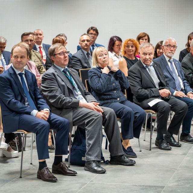 Zdjęcie z gali konferencji 70 lat nauk o zarządzaniu na Politechnice Poznańskiej