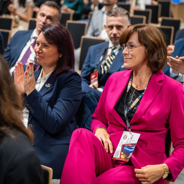 Zdjęcie z gali konferencji 70 lat nauk o zarządzaniu na Politechnice Poznańskiej