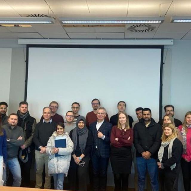 Zdjęcie uczestników wykładu prof. Andrew Thatchera