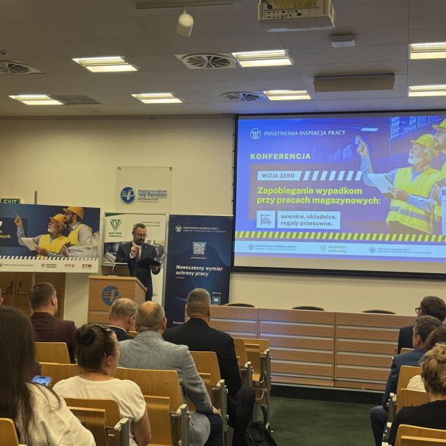 Zdjęcie podczas prezentacji na Targach ITM